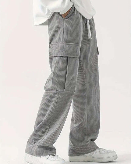 Men's Regular Fit Cotton Cargo Pants with Multiple Pockets
